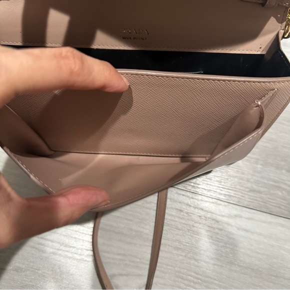 Prada Cosette Crossbody in Matte Nude Saffiano Leather - Picture 10 of 14